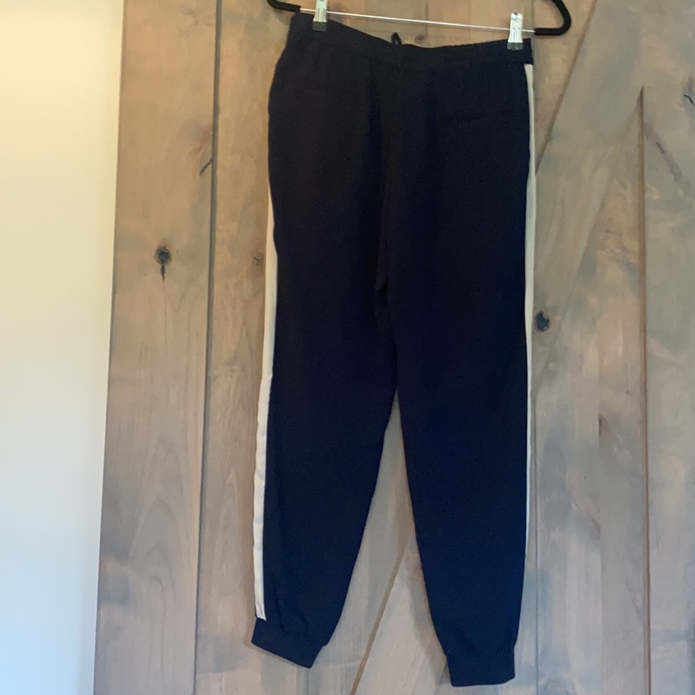 Zara Basic Collection Xs Draw String Navy/Cream - image 7